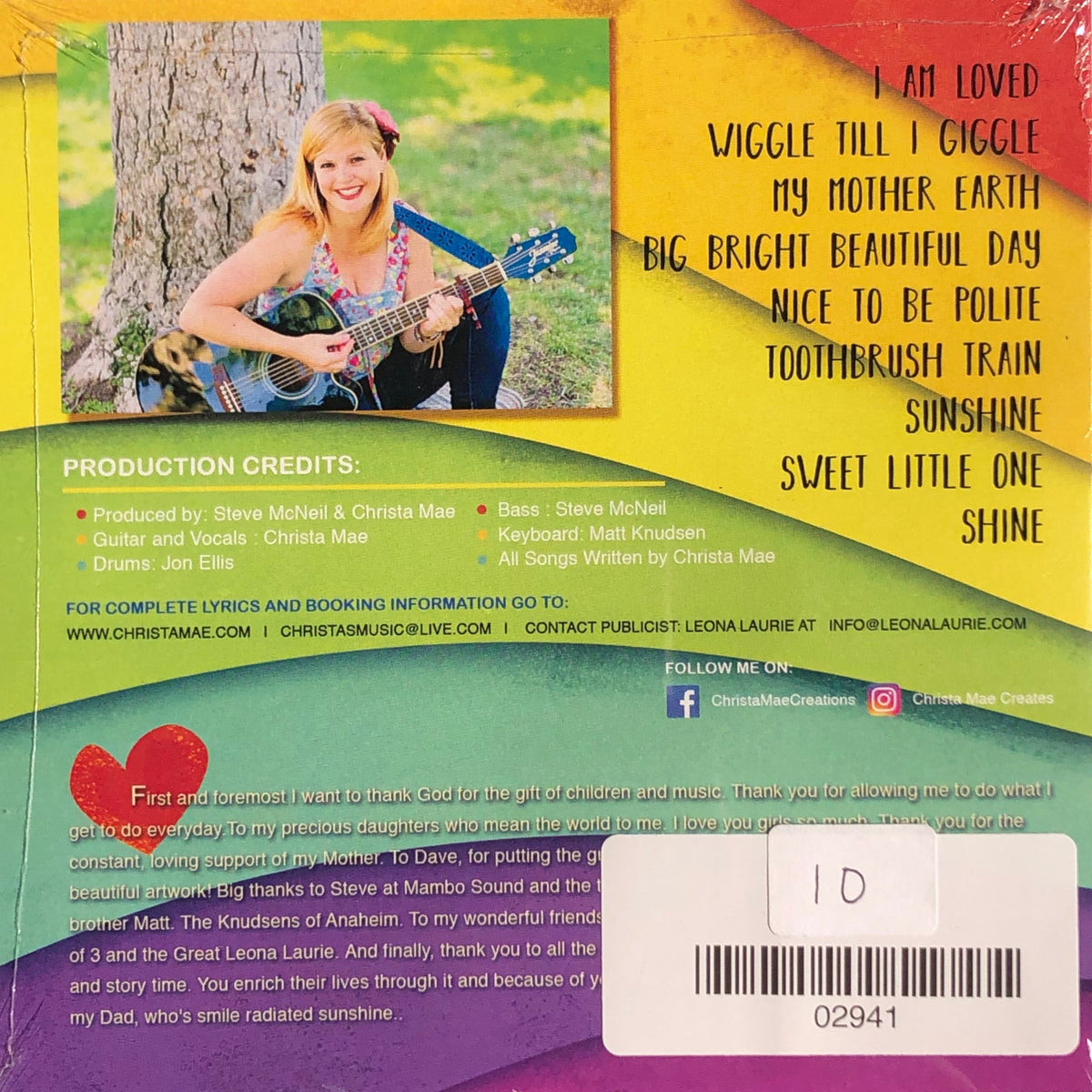 Christa Mae &amp; The Big Bright Beautiful Day CD  | Sweet Threads