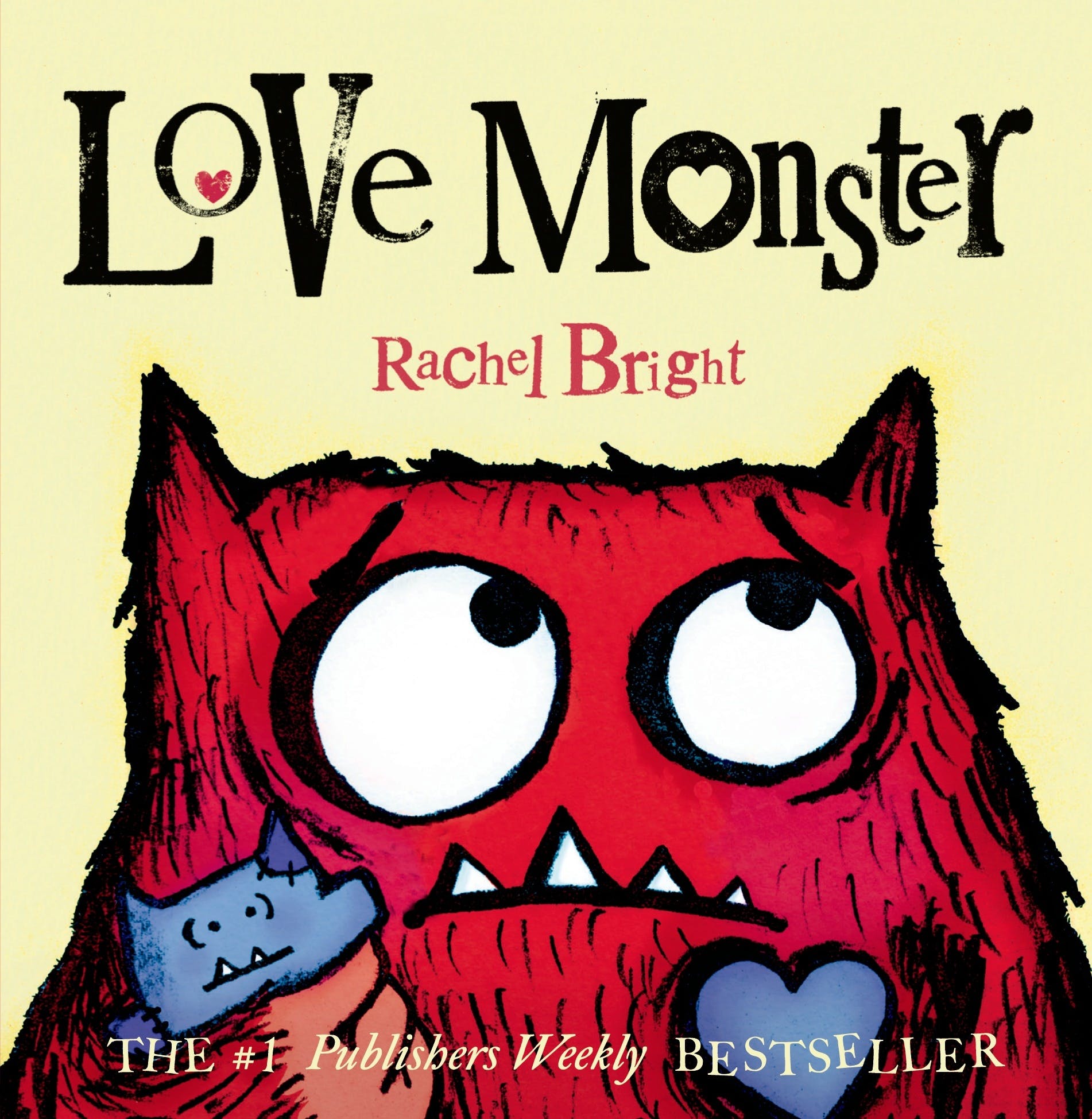 Love Monster Rachel Bright Hard Cover Book Sweet Threads Long Beach