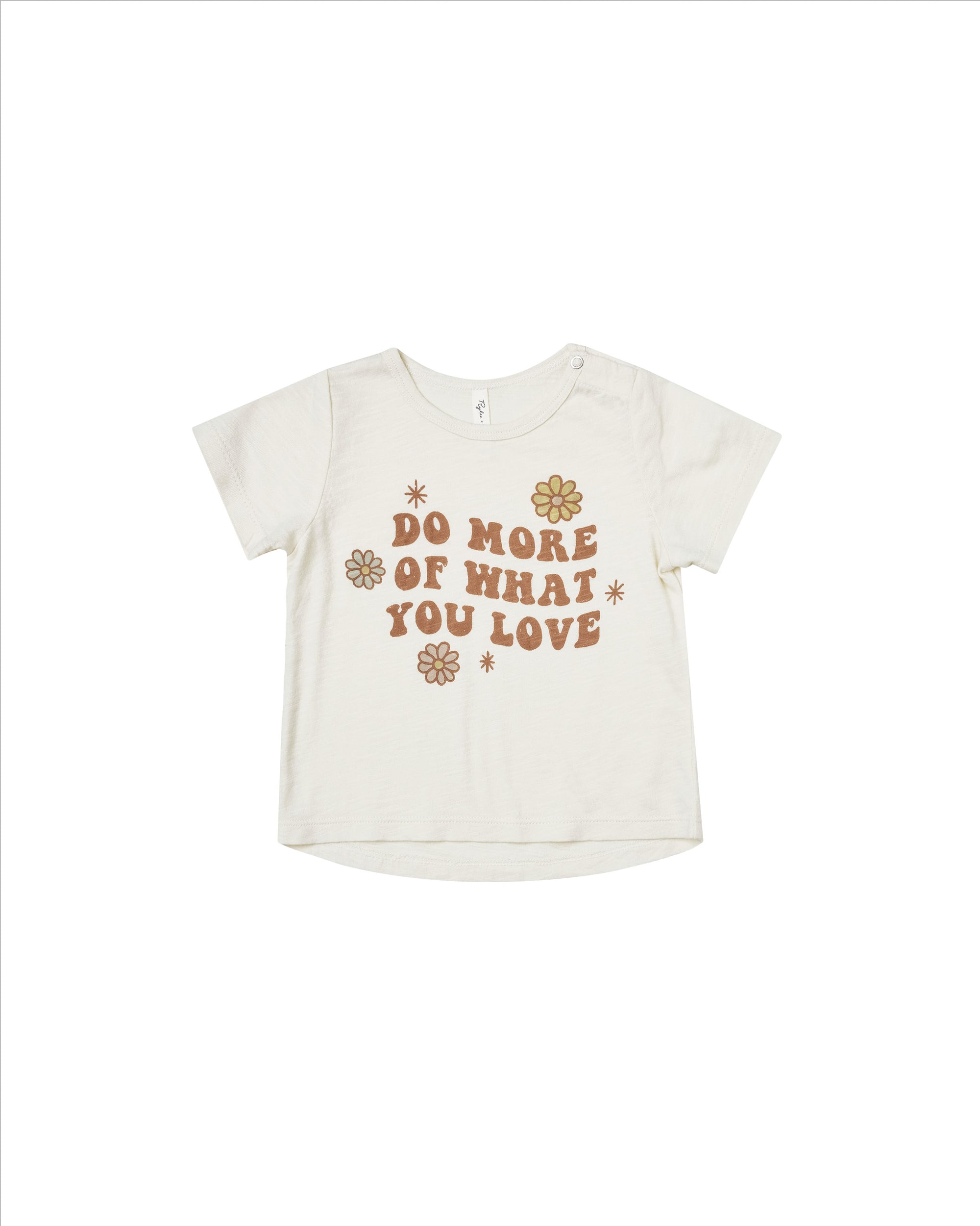 girls graphic tee in ivory color