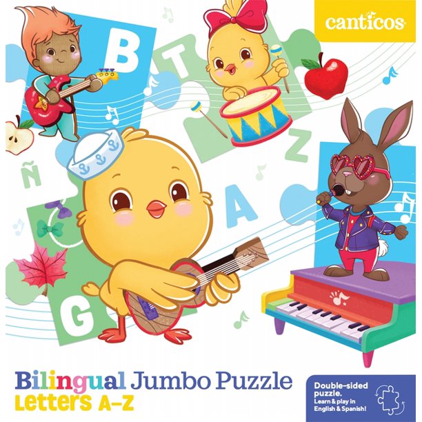 Bilingual Jumbo Puzzle: Letters A-Z