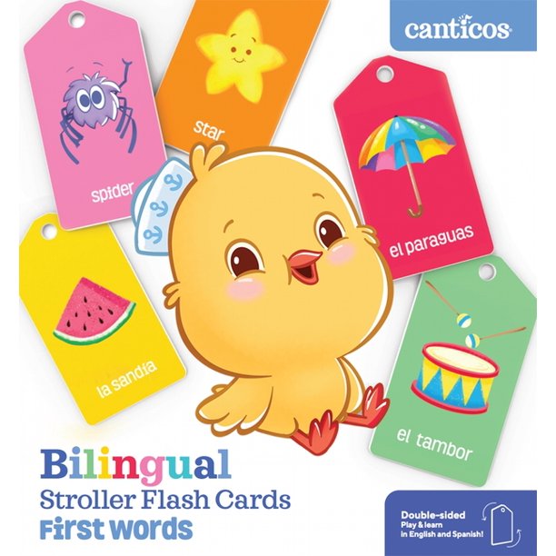 Bilingual Stroller Flash Cards: First Words