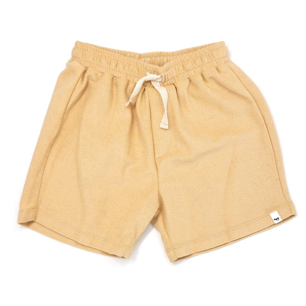 Oh Baby! | Boys Cotton Terry Track Short in Oatmilk