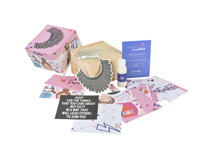 Kids Craft Dissent like RBG: Jewelry Box Decorating Kit