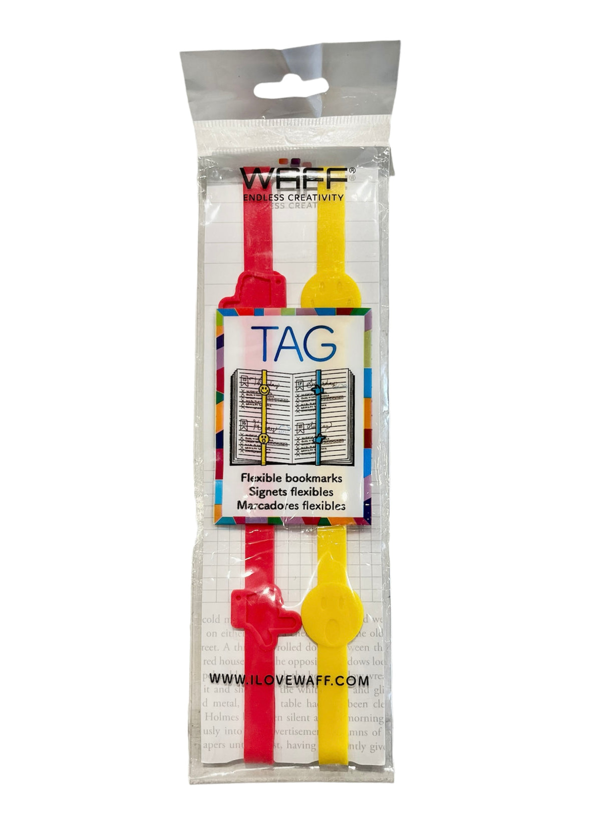 WAFF Tags in Red &amp; Yellow