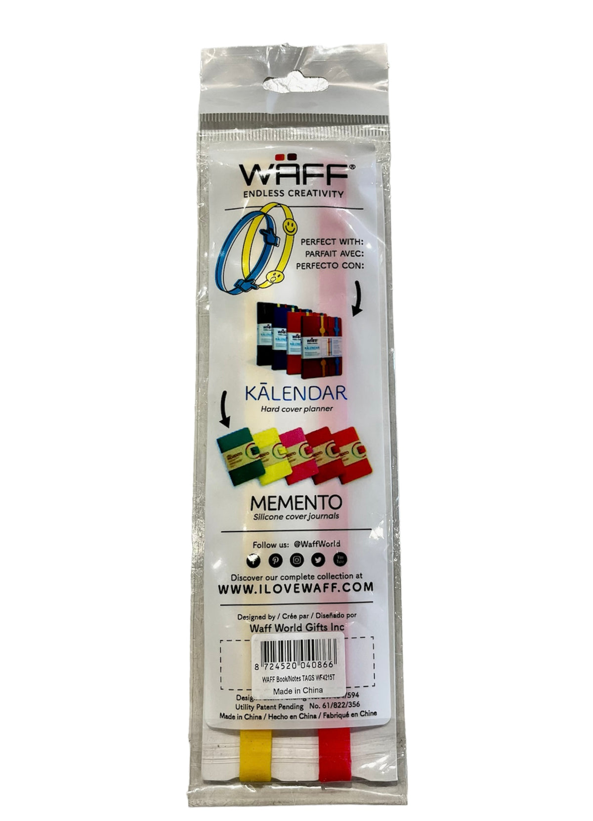WAFF Tags in Red &amp; Yellow