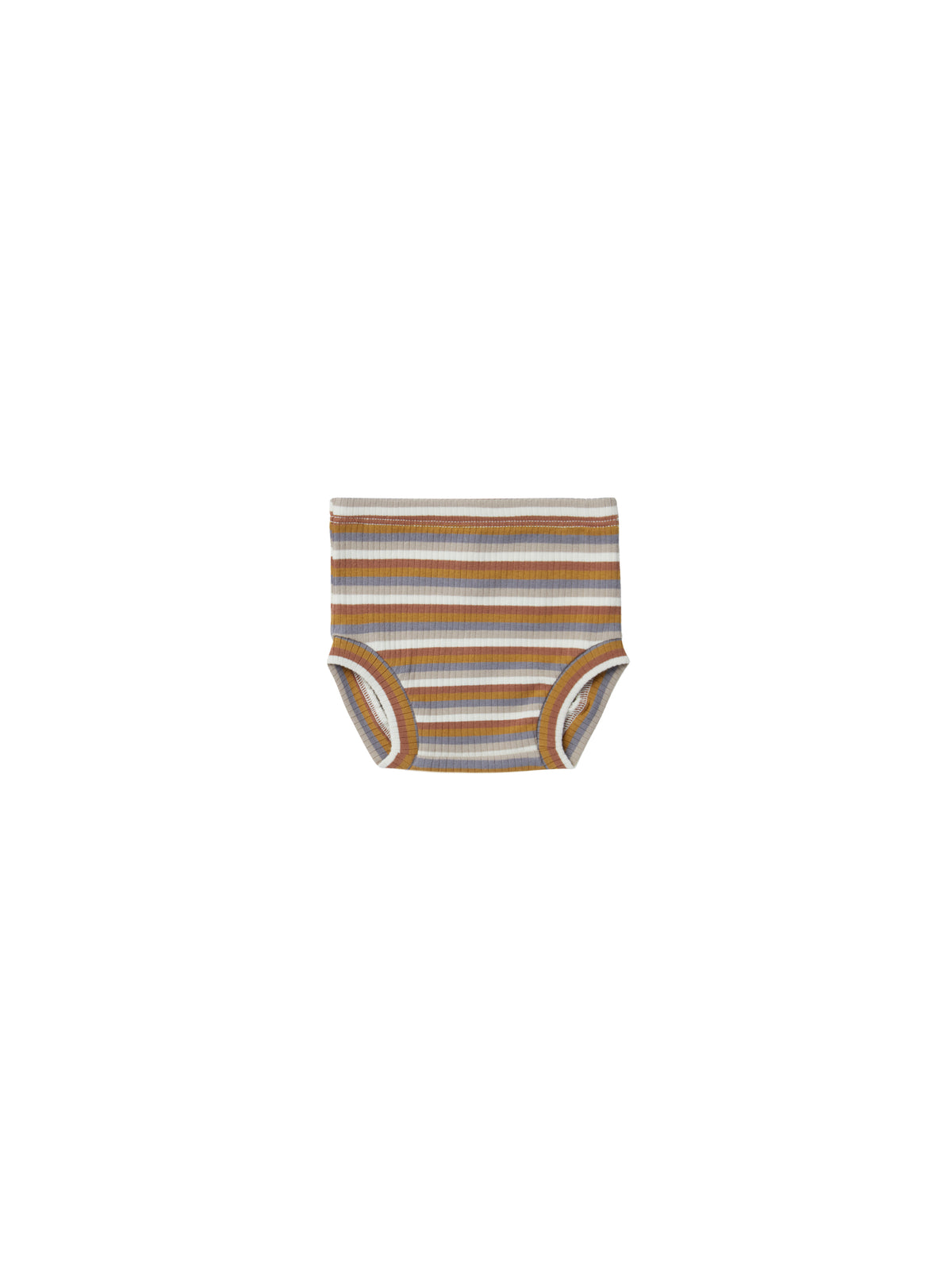 Quincy Mae Ribbed Bloomer - Multi-Stripe
