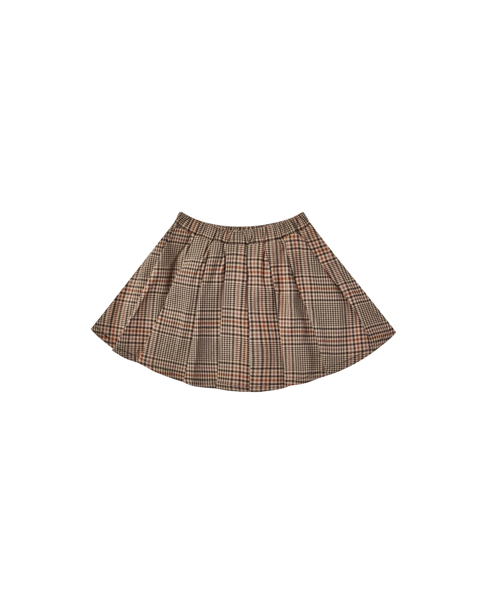Rylee & Cru Pleated Mini Skirt | Rustic Plaid