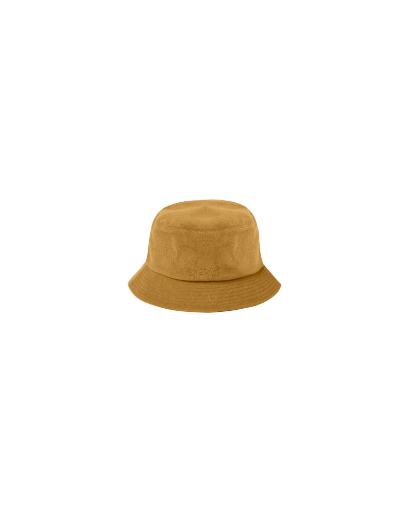 Rylee &amp; Cru Terry Bucket hat in Gold