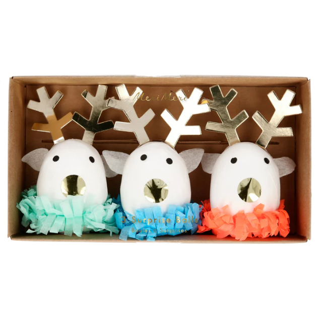 Meri Meri Festive Reindeer Surprise Balls