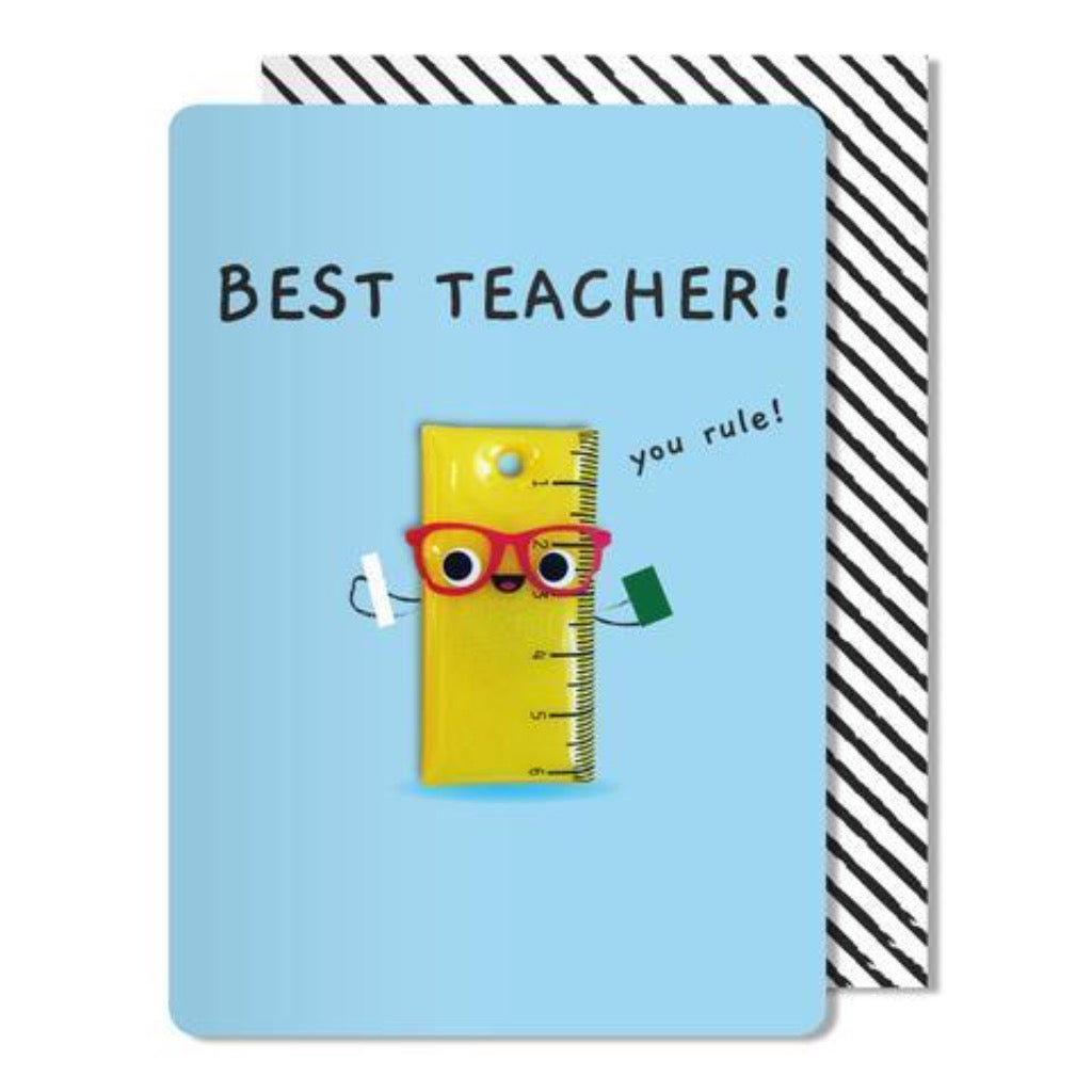 Pango Best Teacher Magnet Card