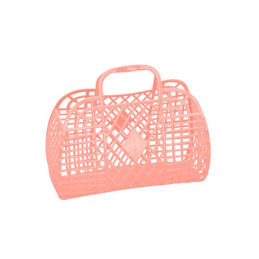 Sun Jellies | Small Retro Basket || Peach