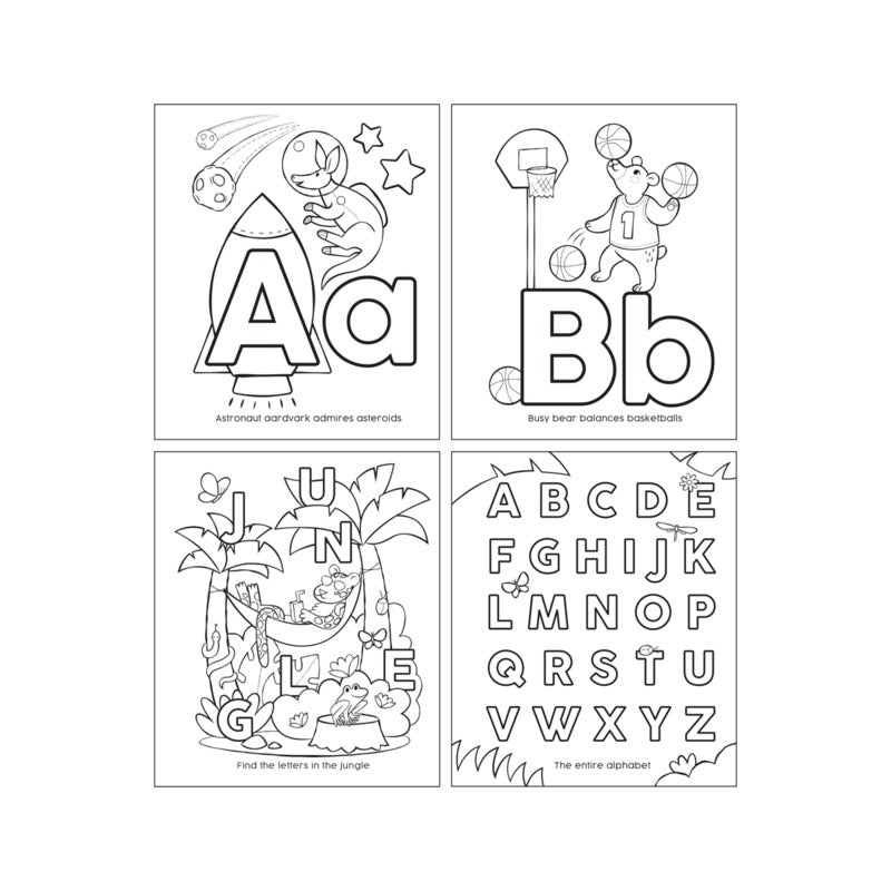Ooly ABC: amazing animals toddler coloring book