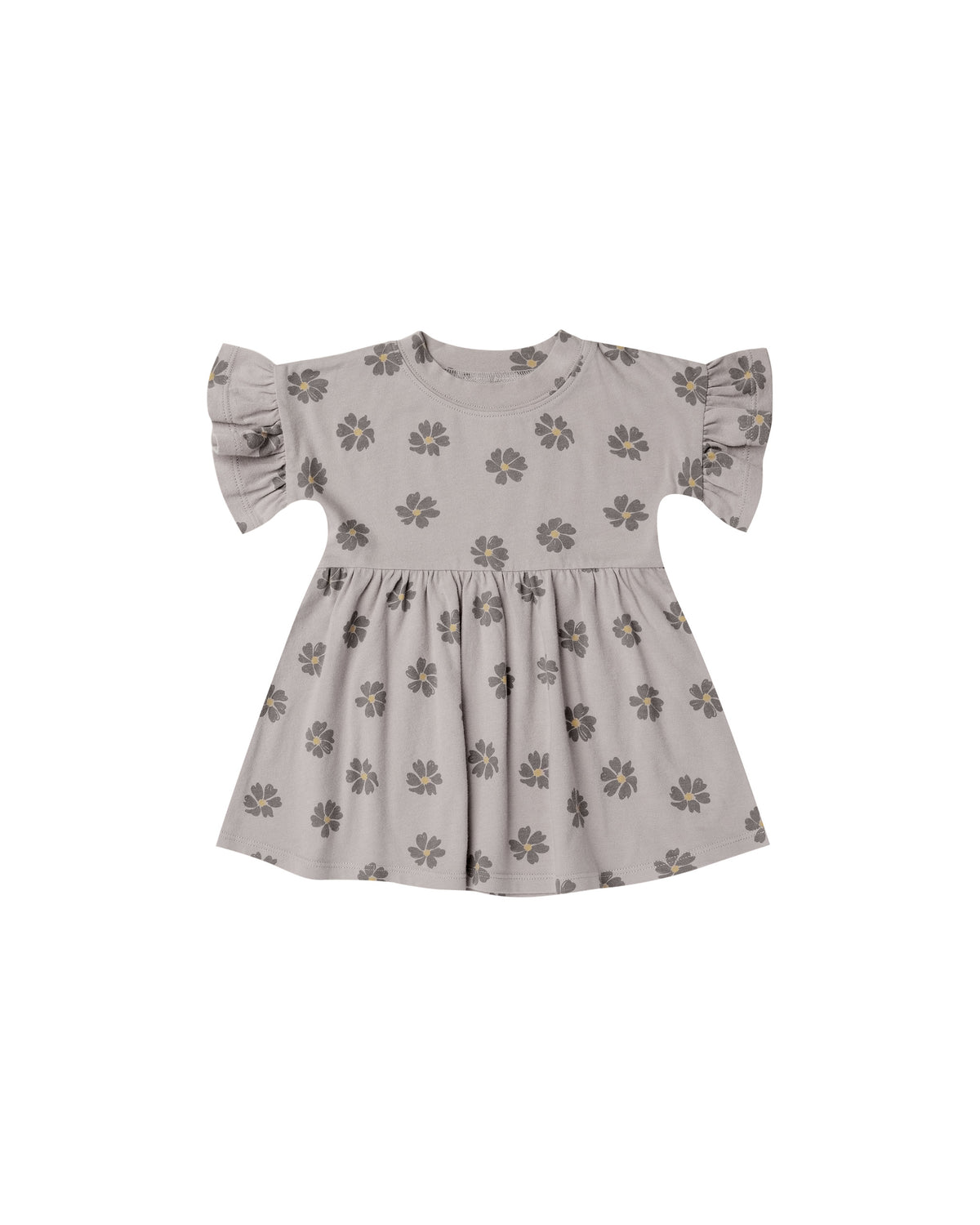girls babydoll dress in daisy floral print