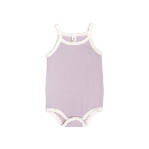 baby girl tank onesie in lilac color