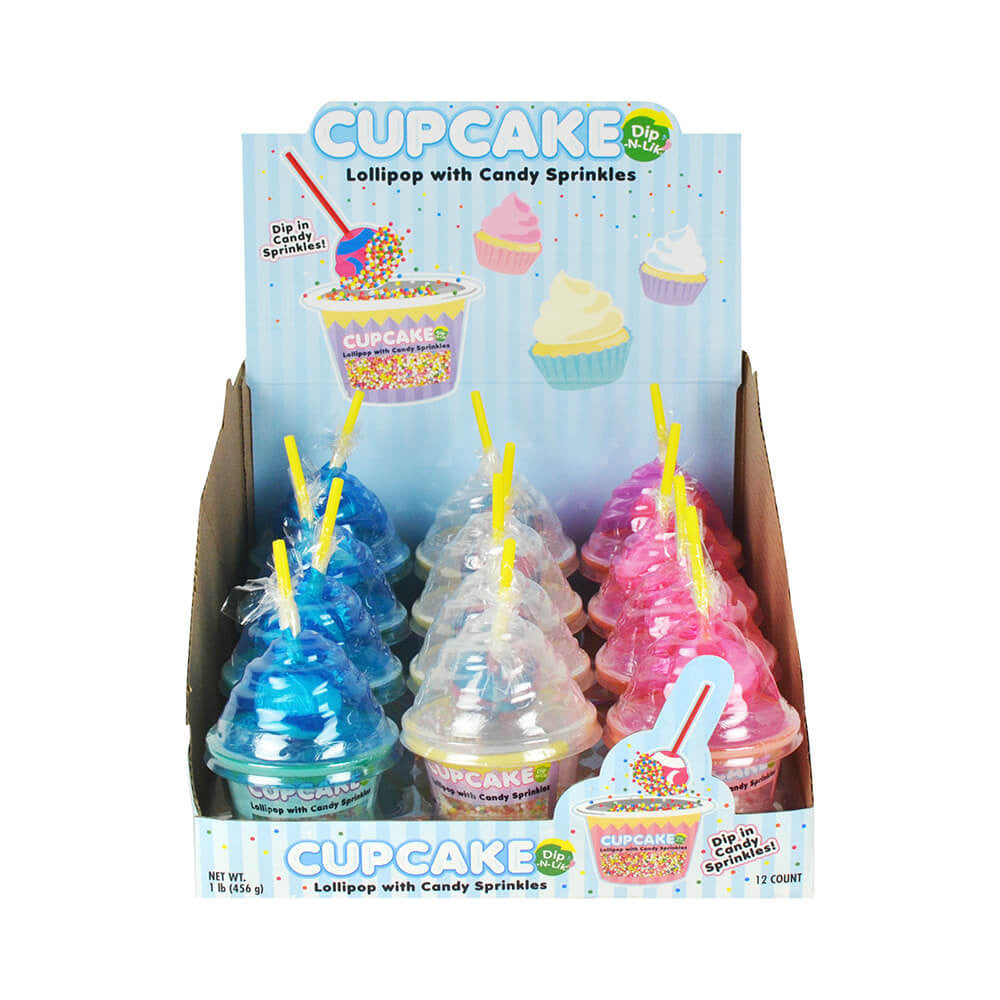 Cupcake Dip-N-Lick With Sprinkles