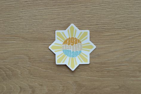 Pinay Mama Shop Magandang Umaga | Eight Ray Sun Filipino Sticker