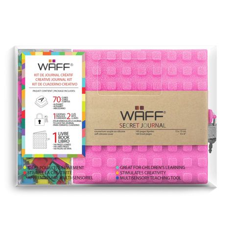 WAFF Glitter Secret Diary Combo - Pink