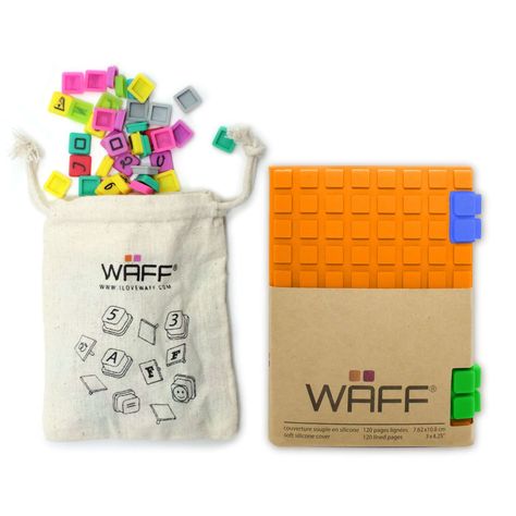 WAFF Mini Journal Combo Kit in Orange