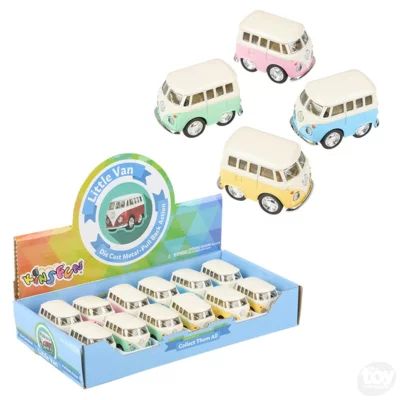 Toy Network | 2&quot; Die-Cast Volkswagen Mini Bus