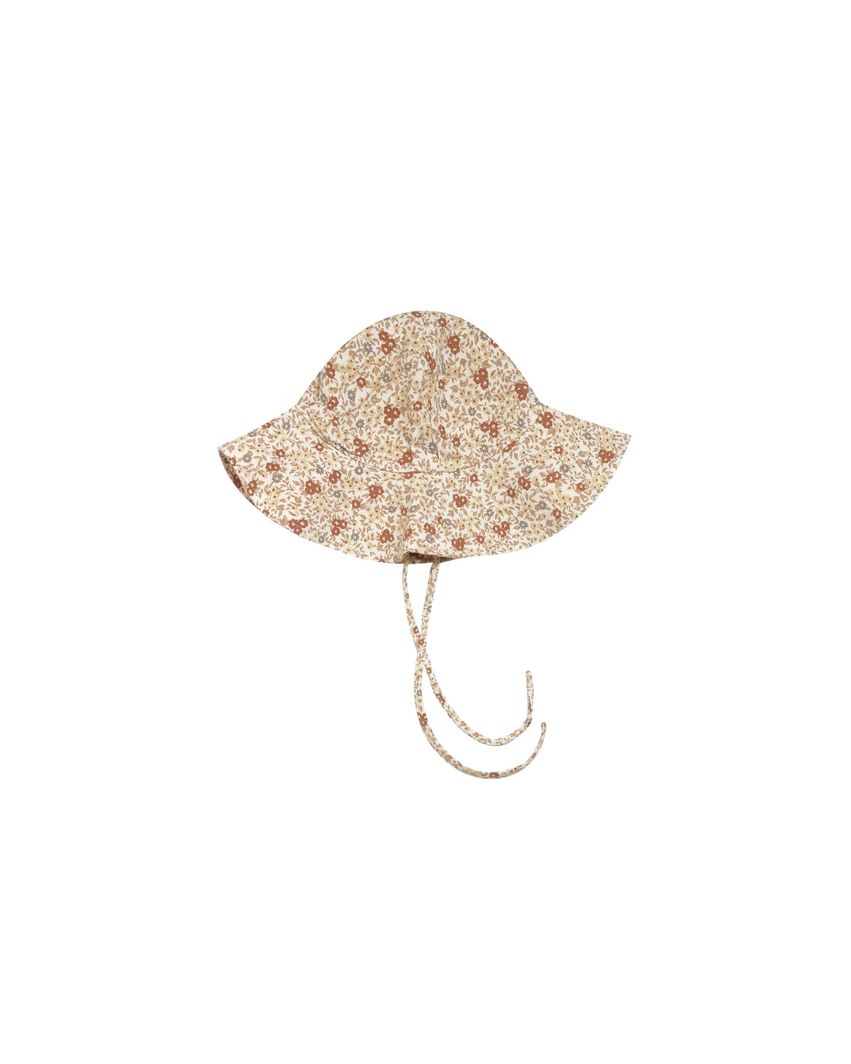 baby sunhat in floral print