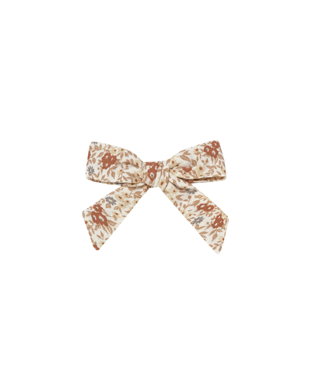 girl hair bow in floral print
