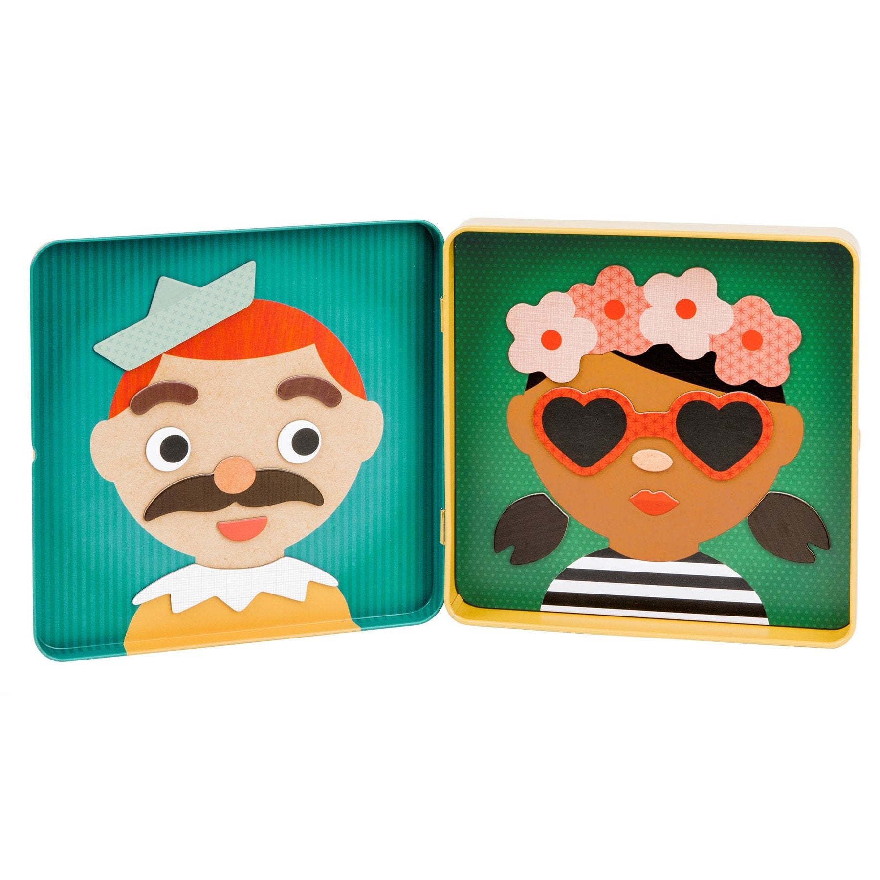 Petit Collage | Funny Faces Magnetic Play Set