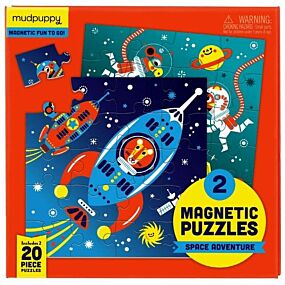 Mudpuppy Magnetic Puzzles- Space Adventure