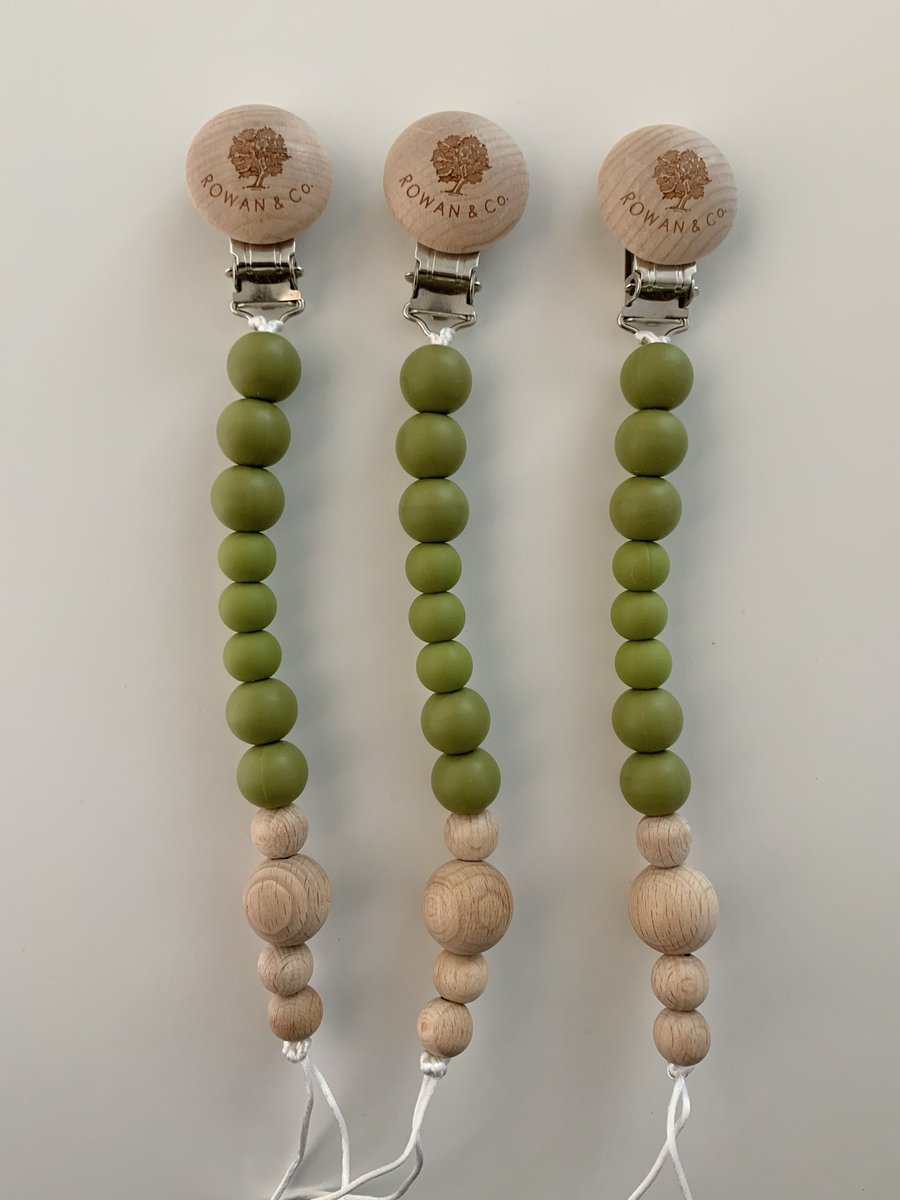 Rowan & Co Carolyn Clip in Olive Green