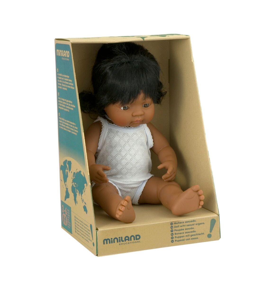 Miniland Baby Doll Hispanic Girl | Sweet Threads