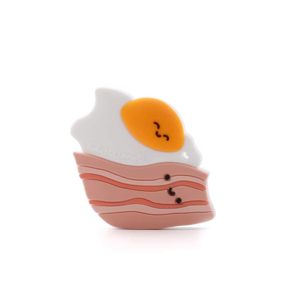 Loulou Lollipop Bacon and Egg Silicone Teether