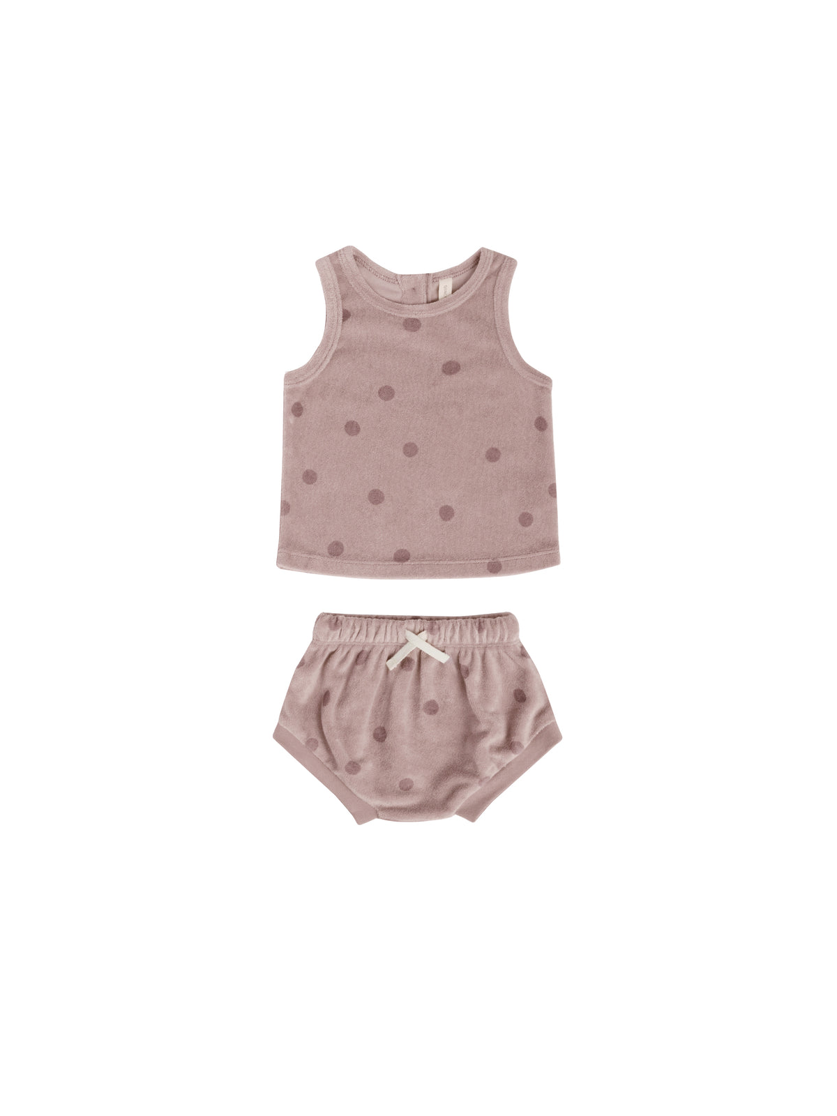 Quincy Mae | Terry Tank Set | Dots