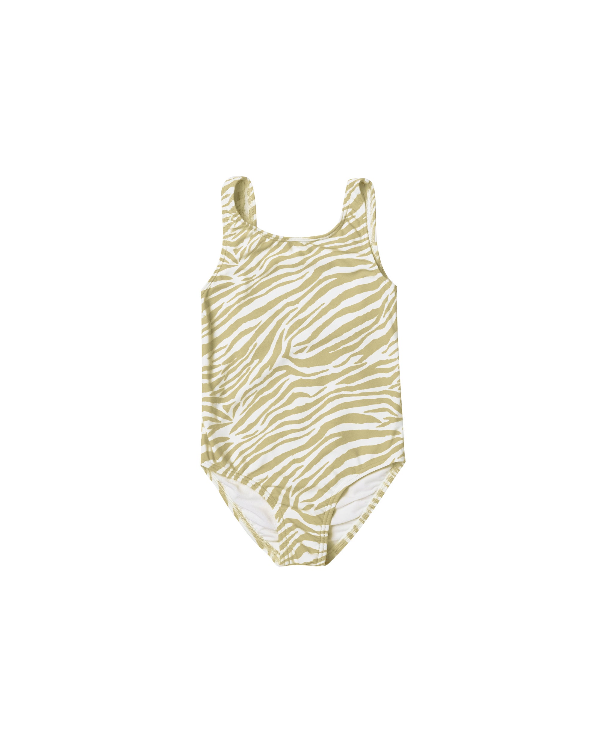 girls one piece swimsuit in zebra print